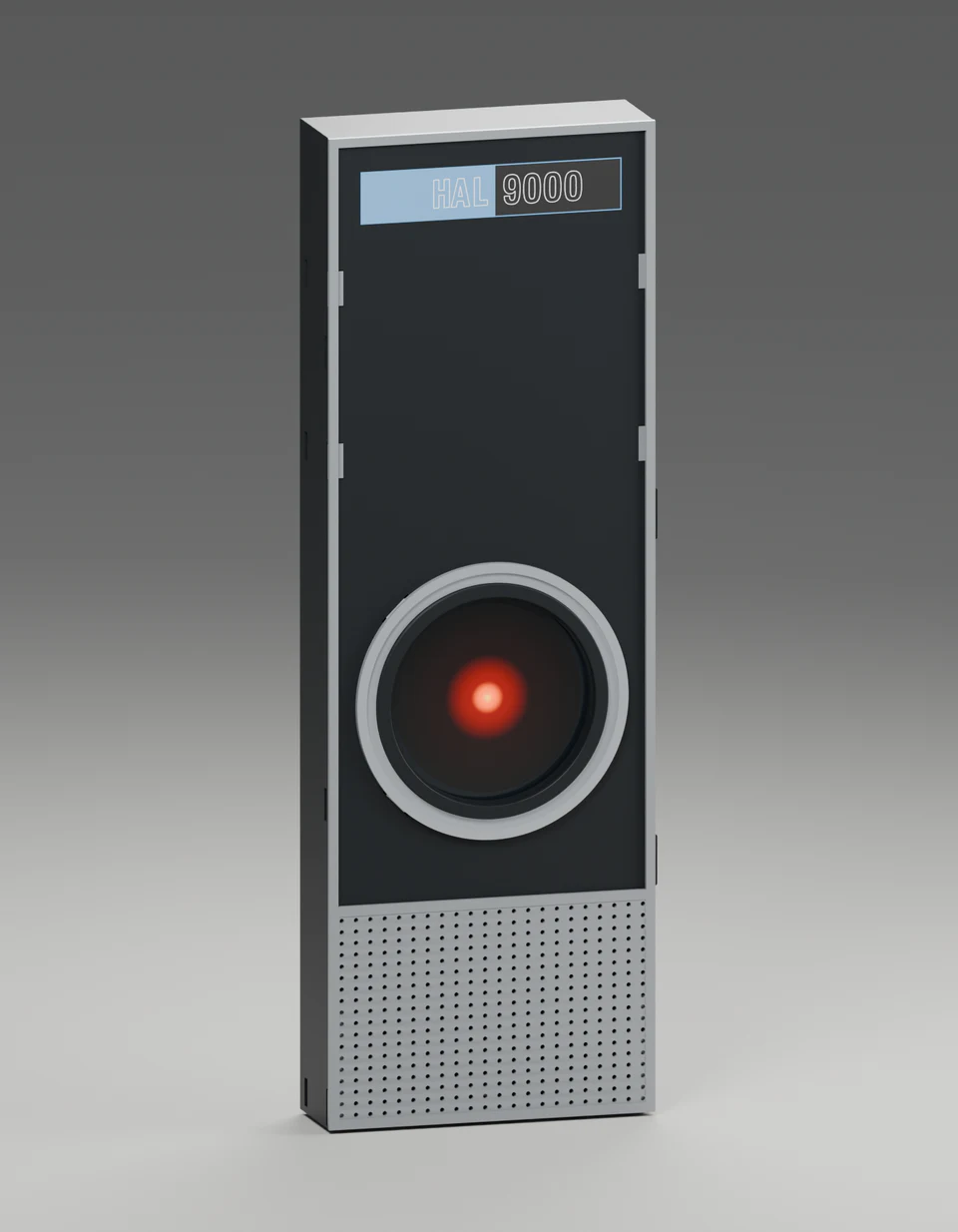 Assembled V8 enclosure while the interactive model loads